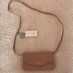 detectable cross body strap wallet